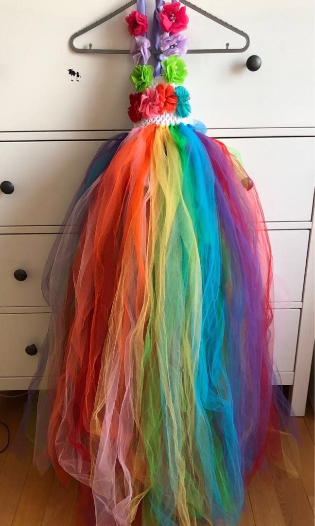 Beautiful rainbow dress Babies Kids Babies Kids Fashion on