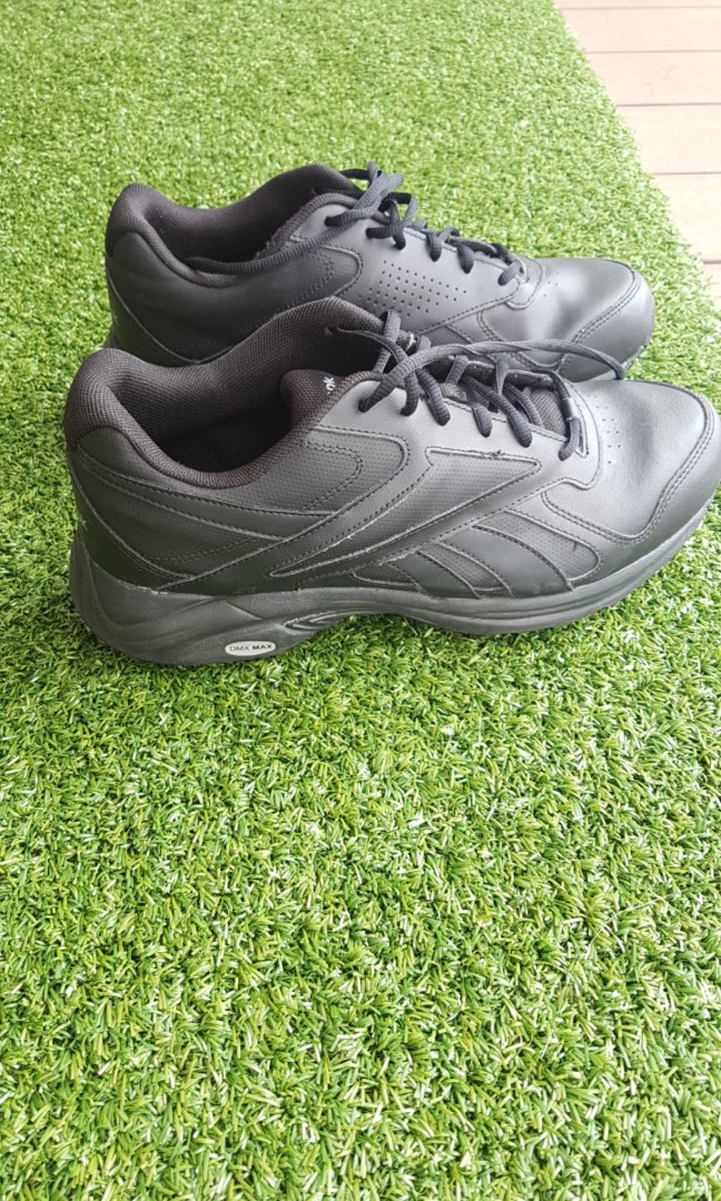 Black Reebok track shoes Men s Fashion Footwear Sneakers on
