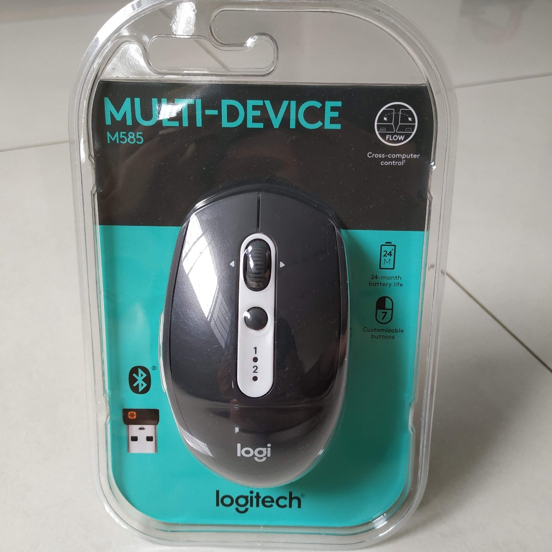 BNIB Logitech M585 Wireless Multi-Device Mouse, Computers & Tech, Parts ...