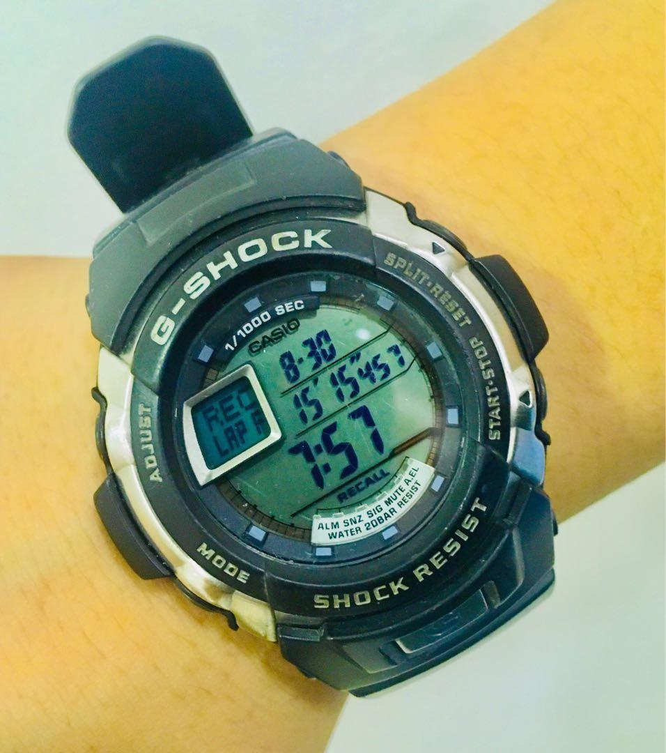 Casio G Shock G 7700 1D Black Mobile Phones Gadgets Wearables Smart Watches on Carousell