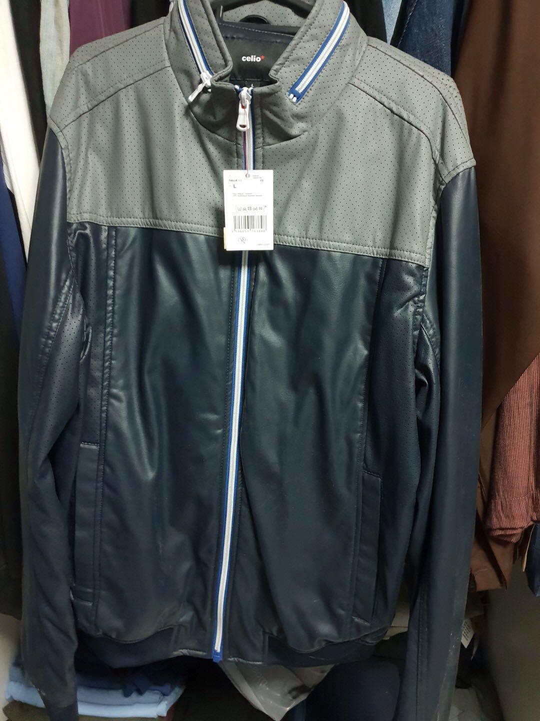 Celio leather jacket Men s Fashion Coats Jackets and Outerwear