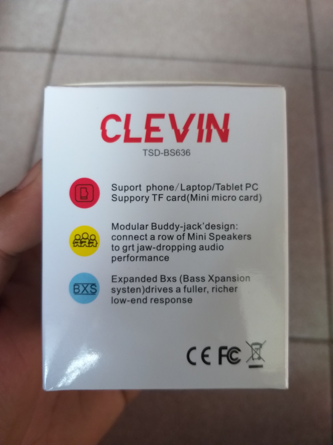 Clevin mini bluetooth hotsell speaker