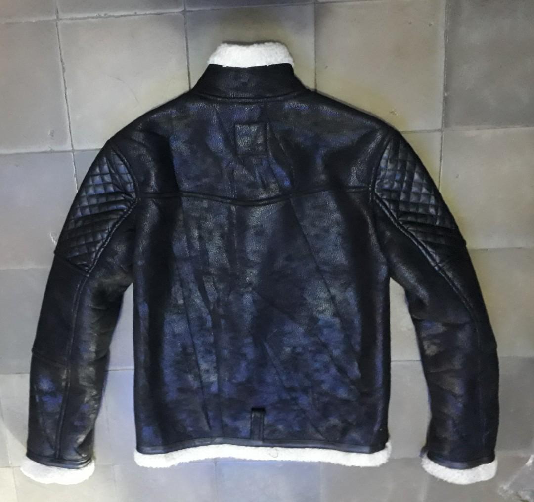 Creative Ant Leather Suede Raider Jacket
