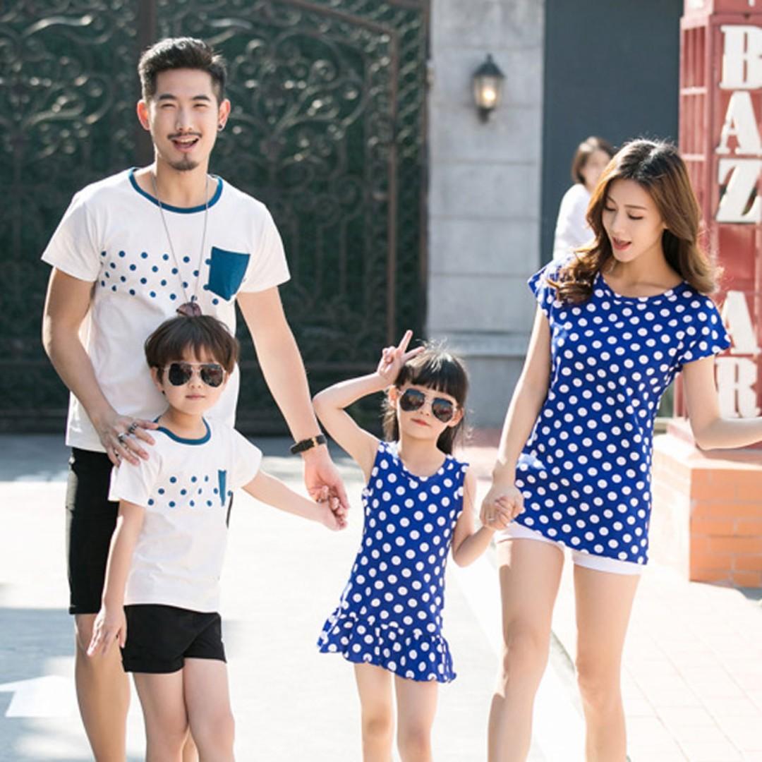 Matching mother and son clothes shop