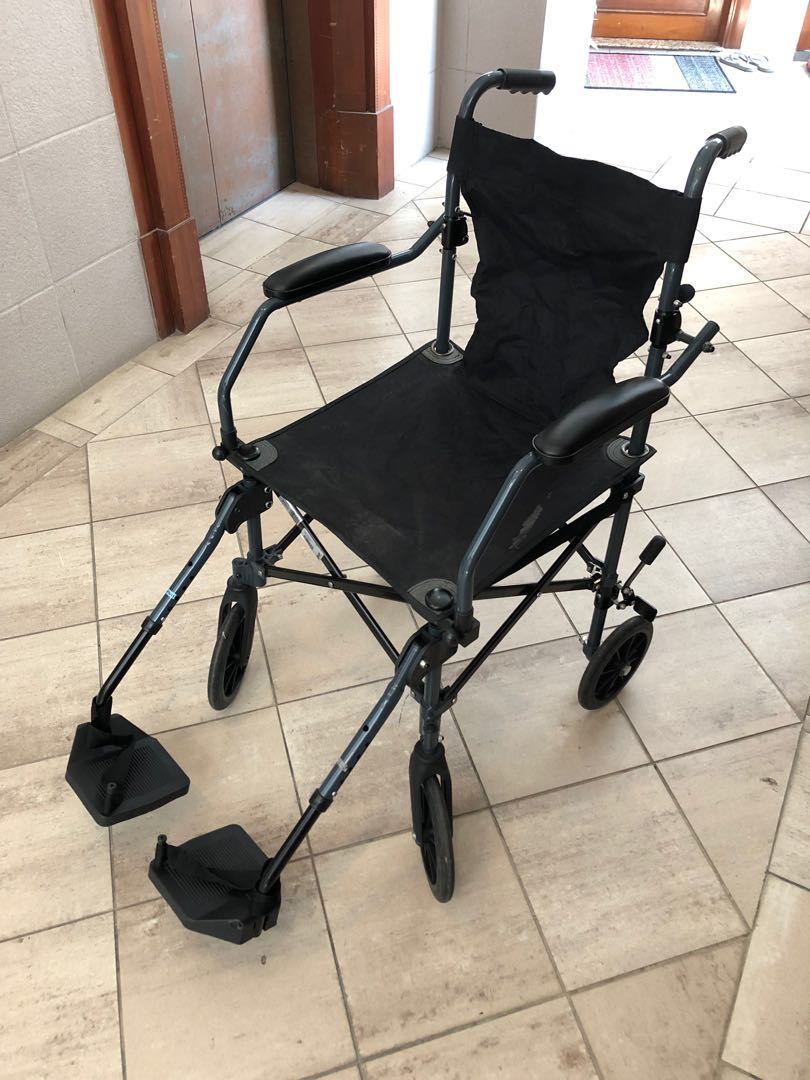 Folding travel wheelchair in a bag, Hobbies & Toys, Travel, Travel