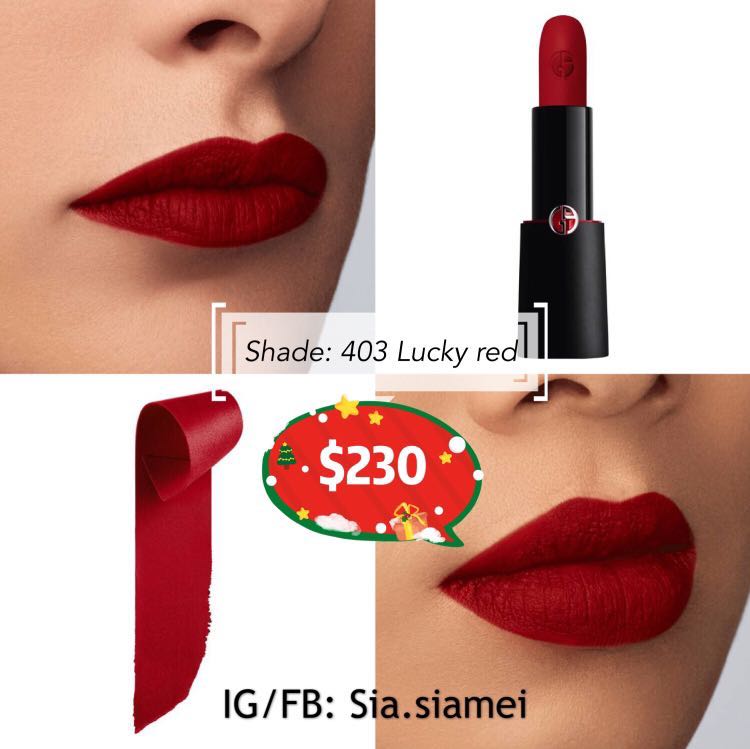 armani lucky red