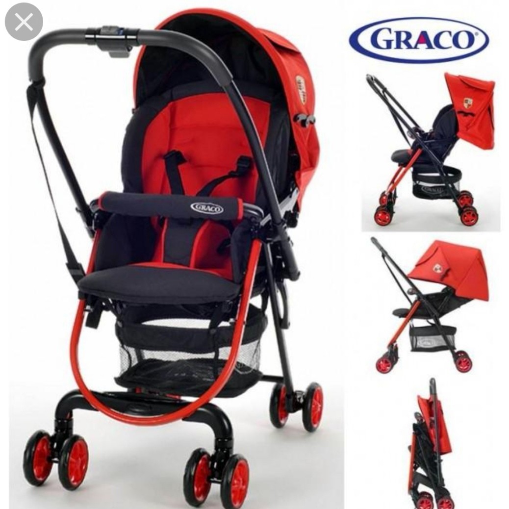 Graco red stroller