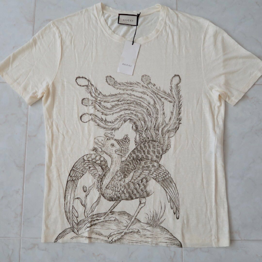 Gucci bird shirt deals