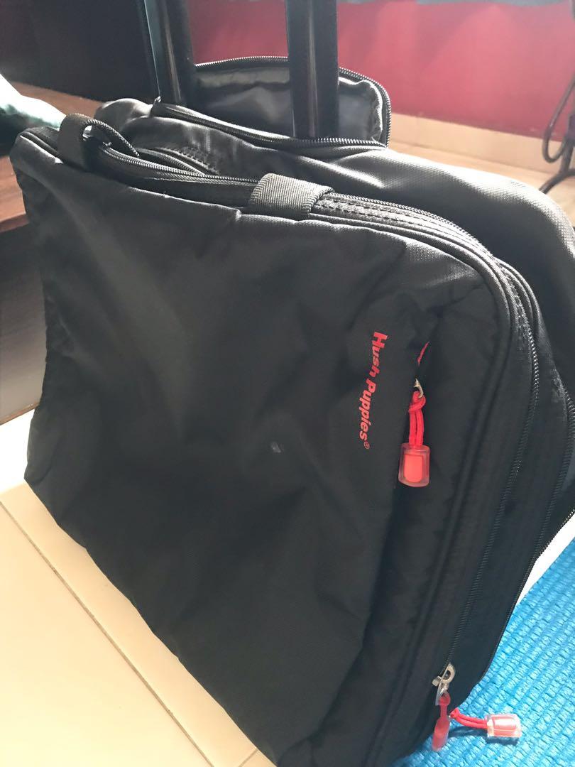 Hush Puppies Laptop Bag / Overnight Trolley Bag, Luxury, Bags & Wallets
