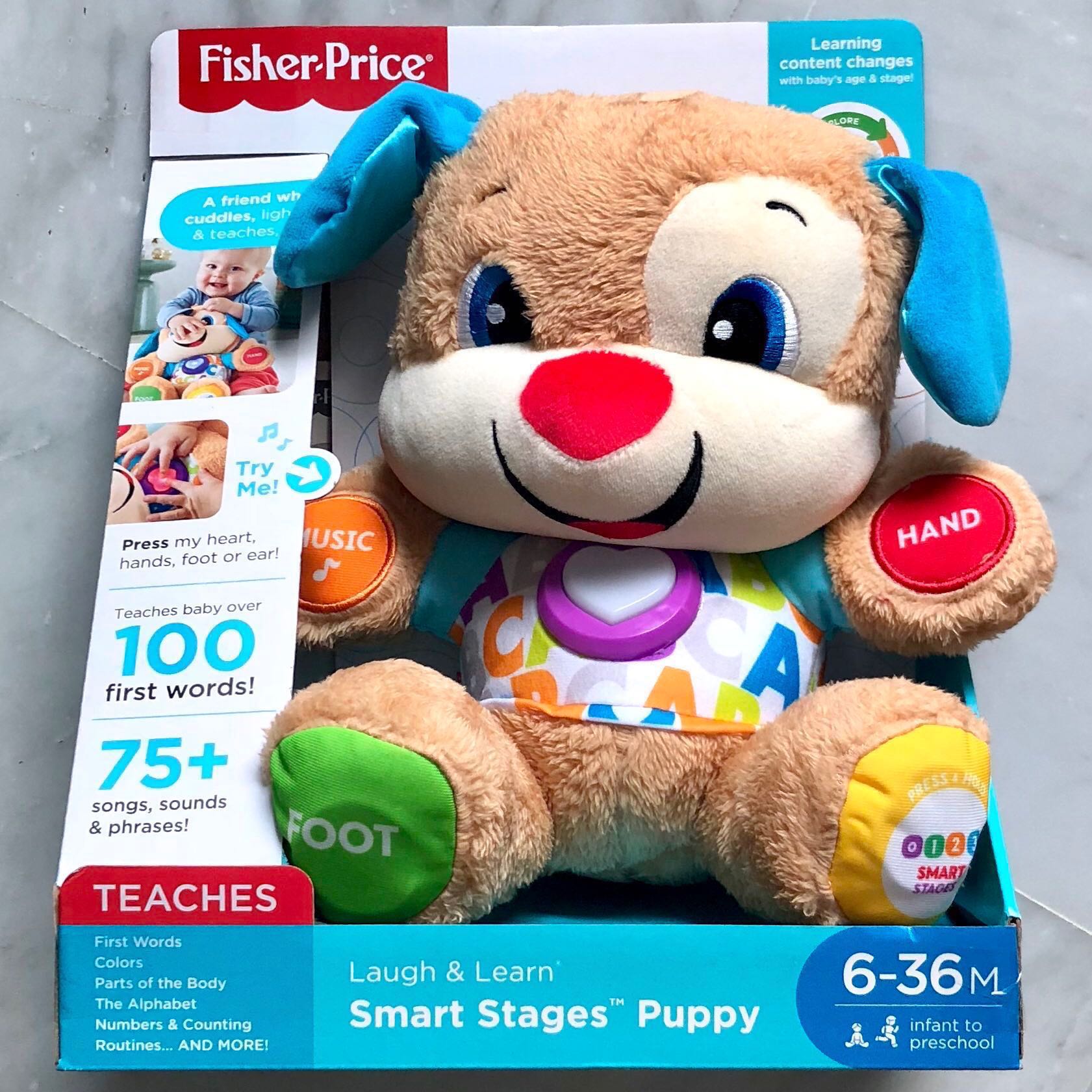 fisher price laugh and learn smart stages puppy