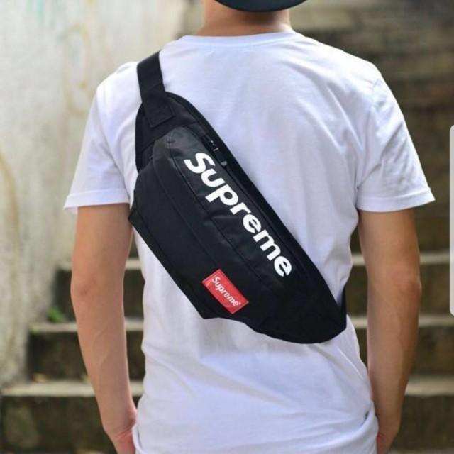 Supreme fanny pack over shoulder hotsell
