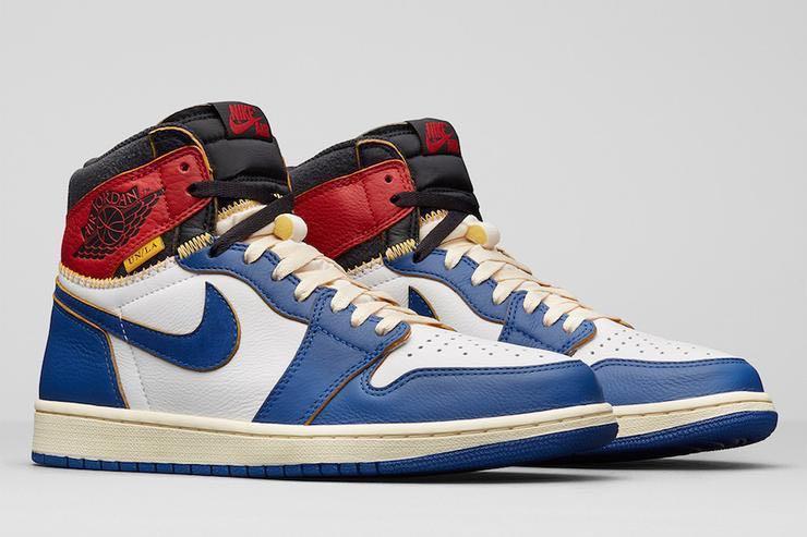 Jordan 1 retro high best sale union los angeles blue toe