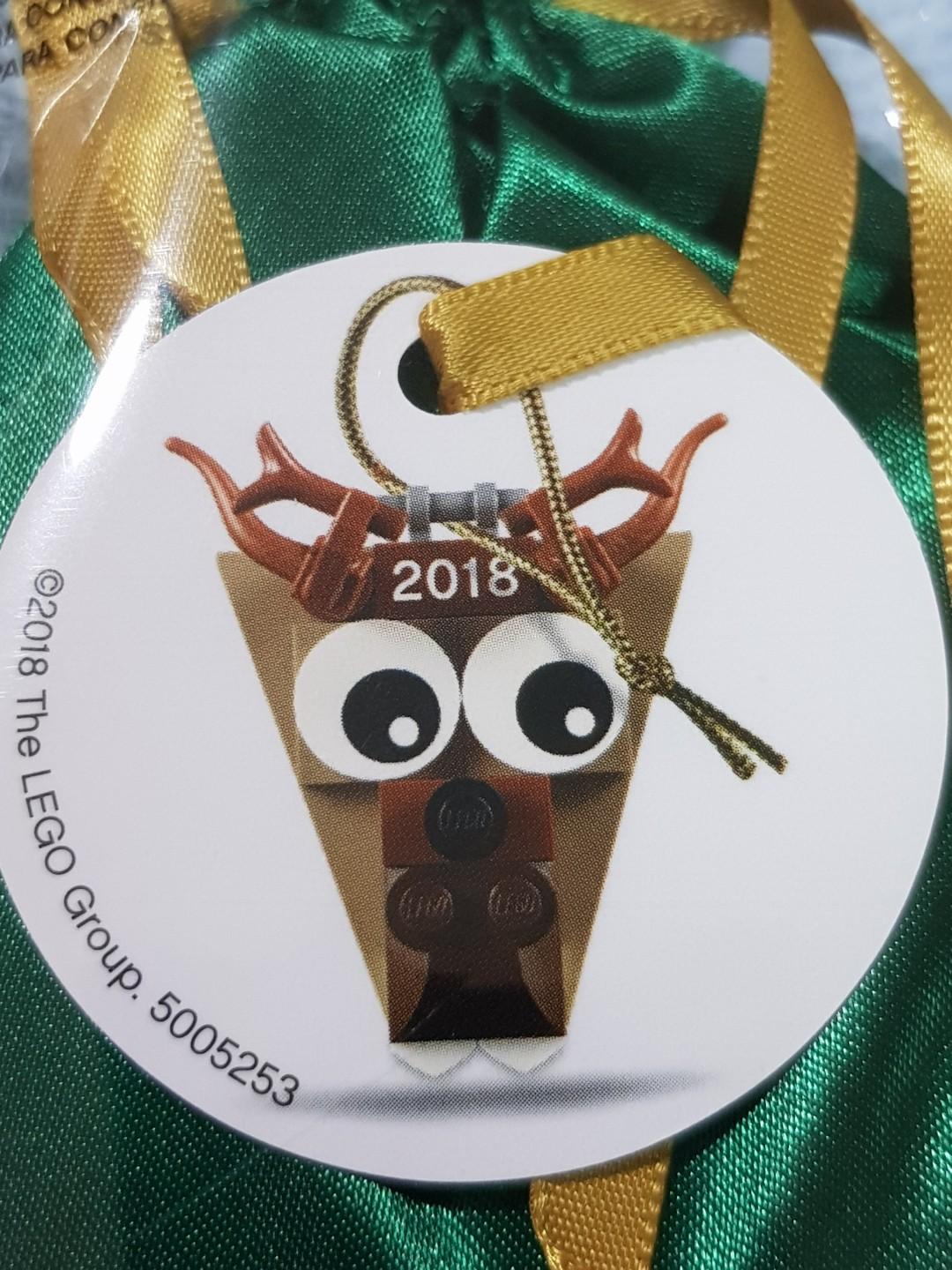 lego reindeer ornament