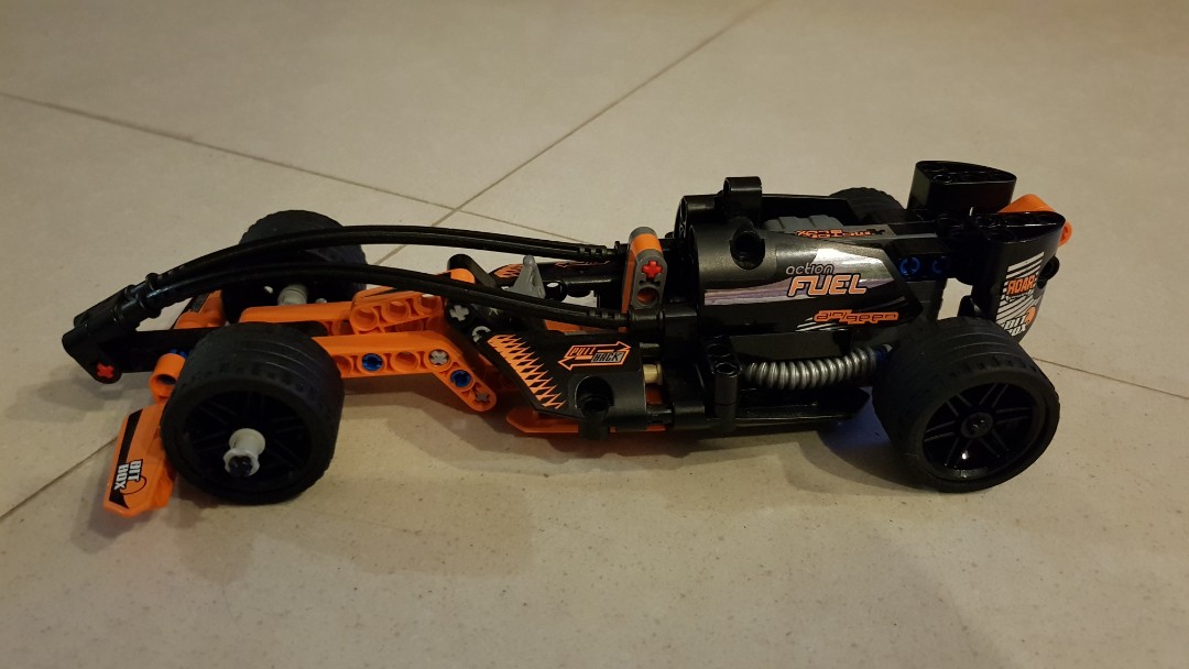 lego technic pull back race car