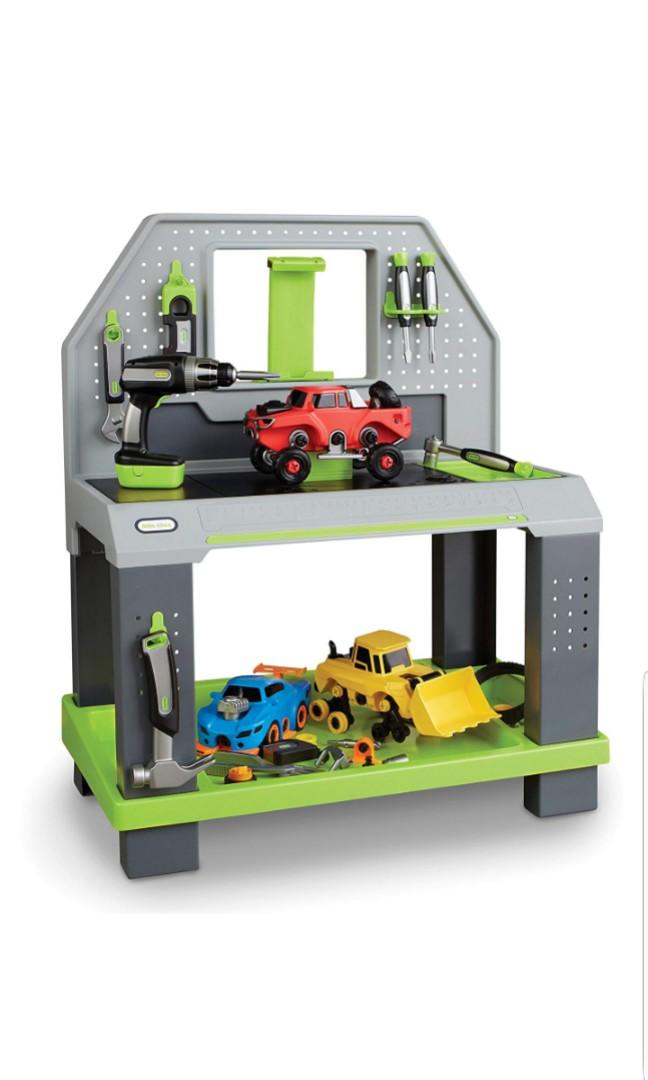 little tikes construct and learn smart workbench