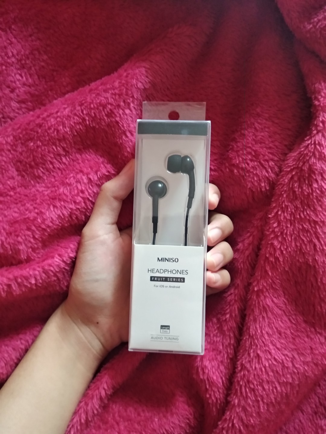 Miniso headphones fruit series hot sale