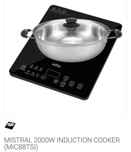 Mistral Induction Cooker, TV & Home Appliances, Kitchen Appliances, Cookers on Carousell