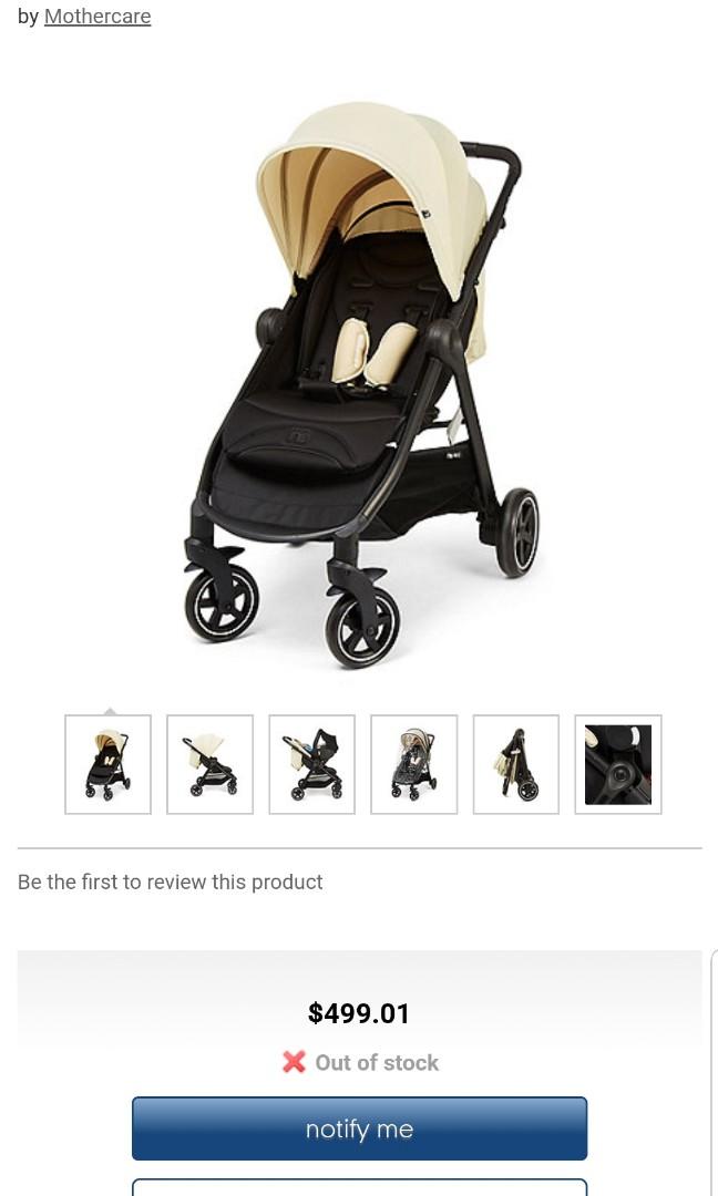 mothercare amble stroller review