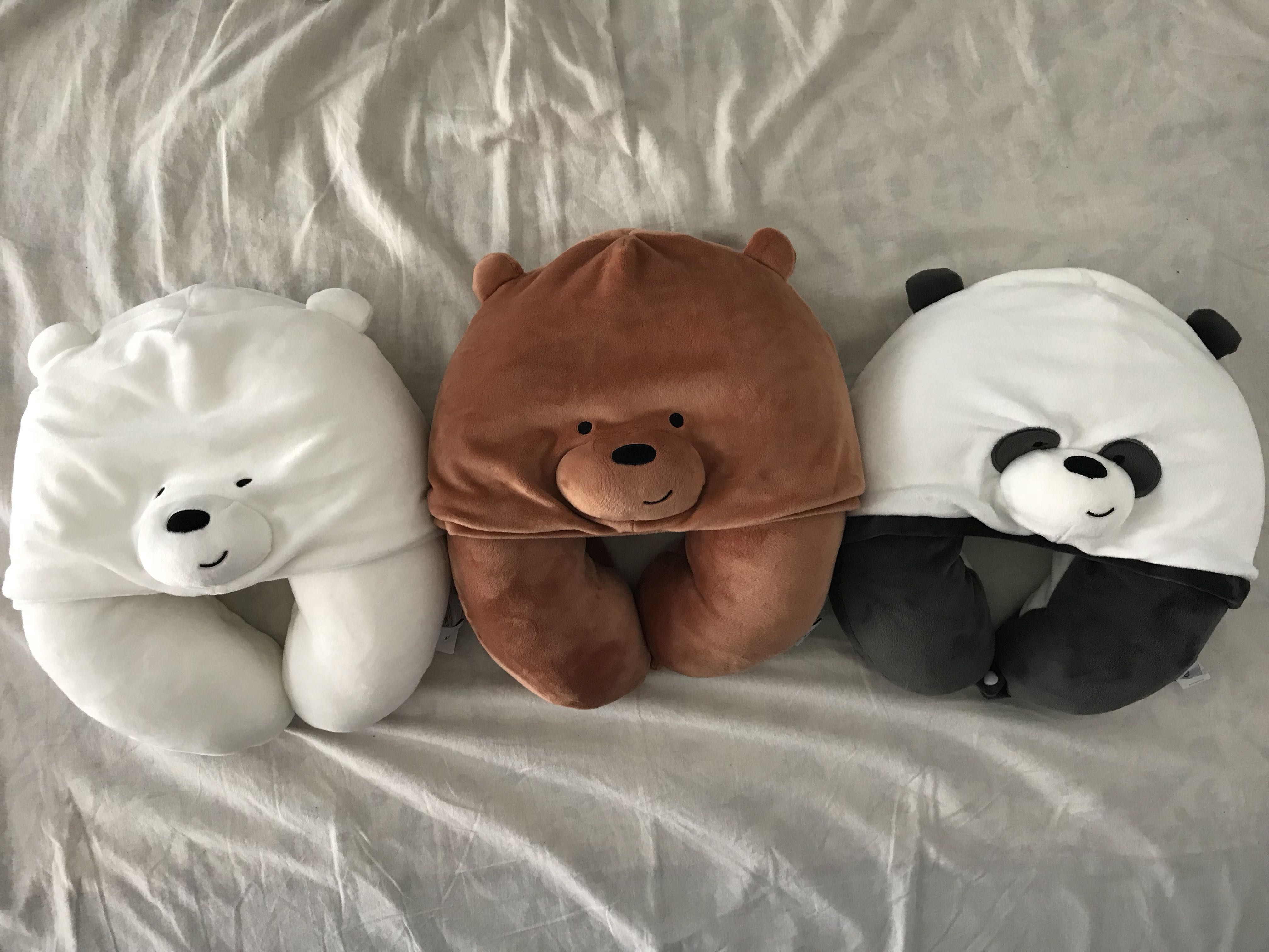 Miniso we bare bears travel pillow cheap