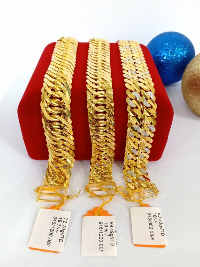 NEW Gelang Emas 916, Women's Fashion, Jewellery on Carousell