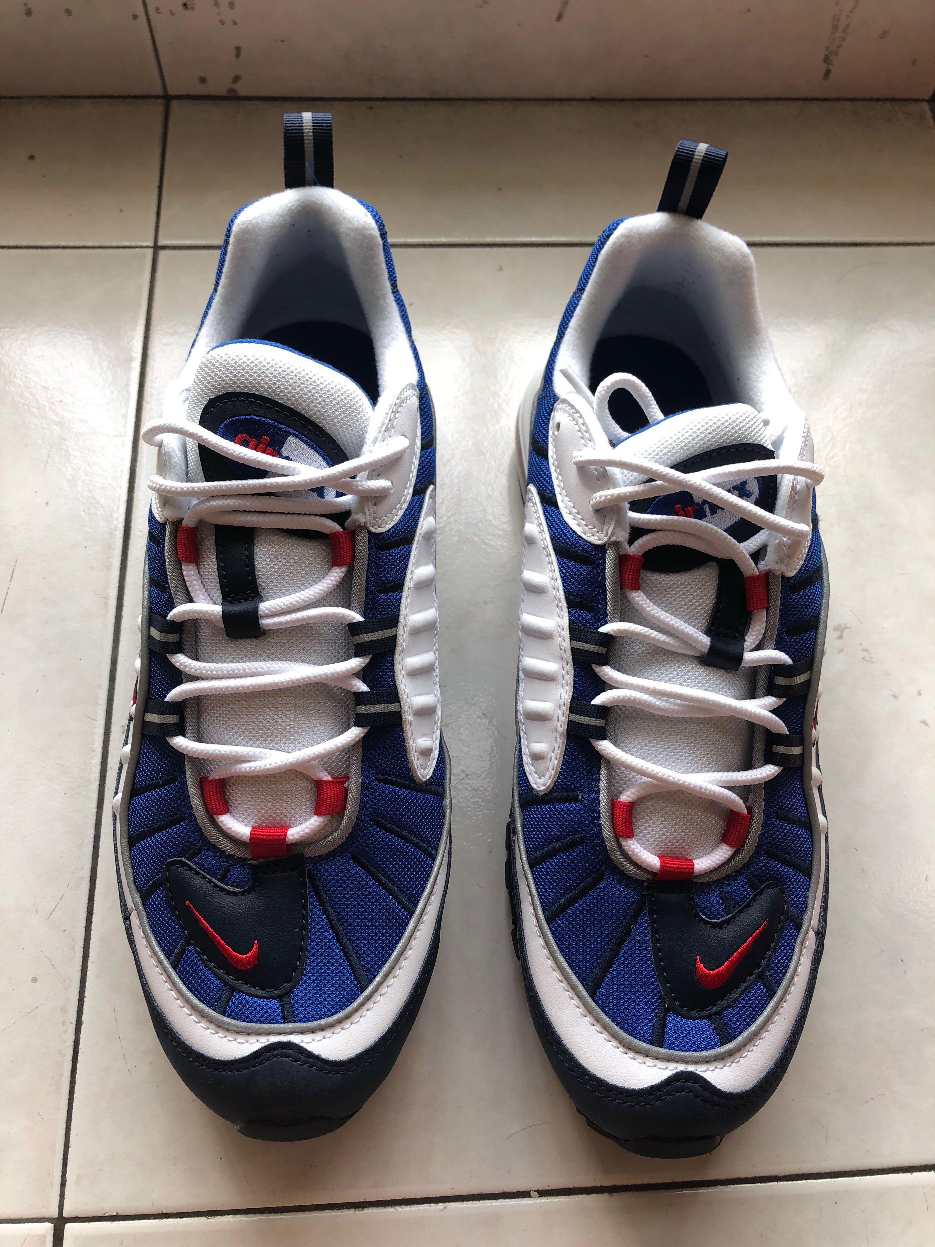 Nike Air max 98 Gundam UK 10 legitimate product from Hk Men s Fashion Footwear Sneakers on Carousell