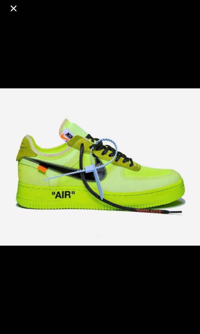 nike x off white air force yellow