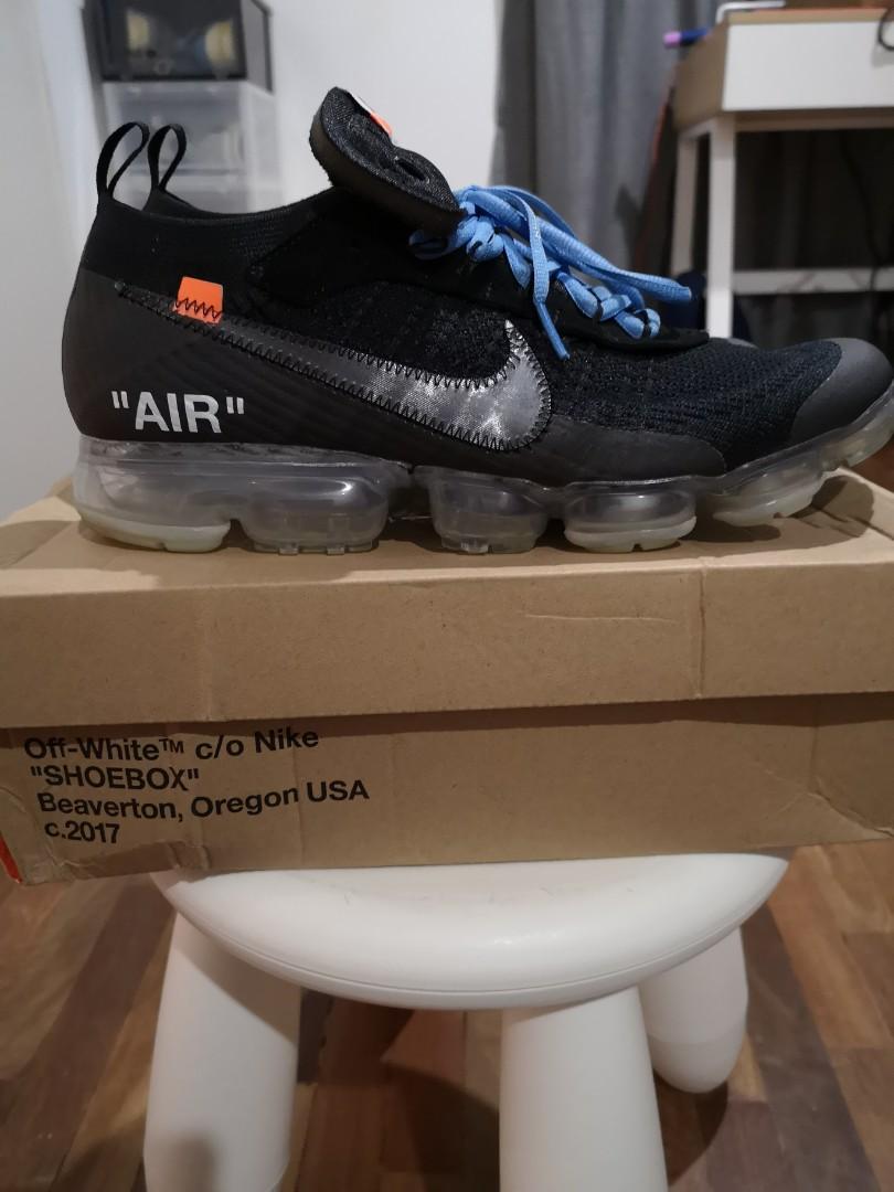 How to get Nike Off White Air Vapormax Black OW shoes