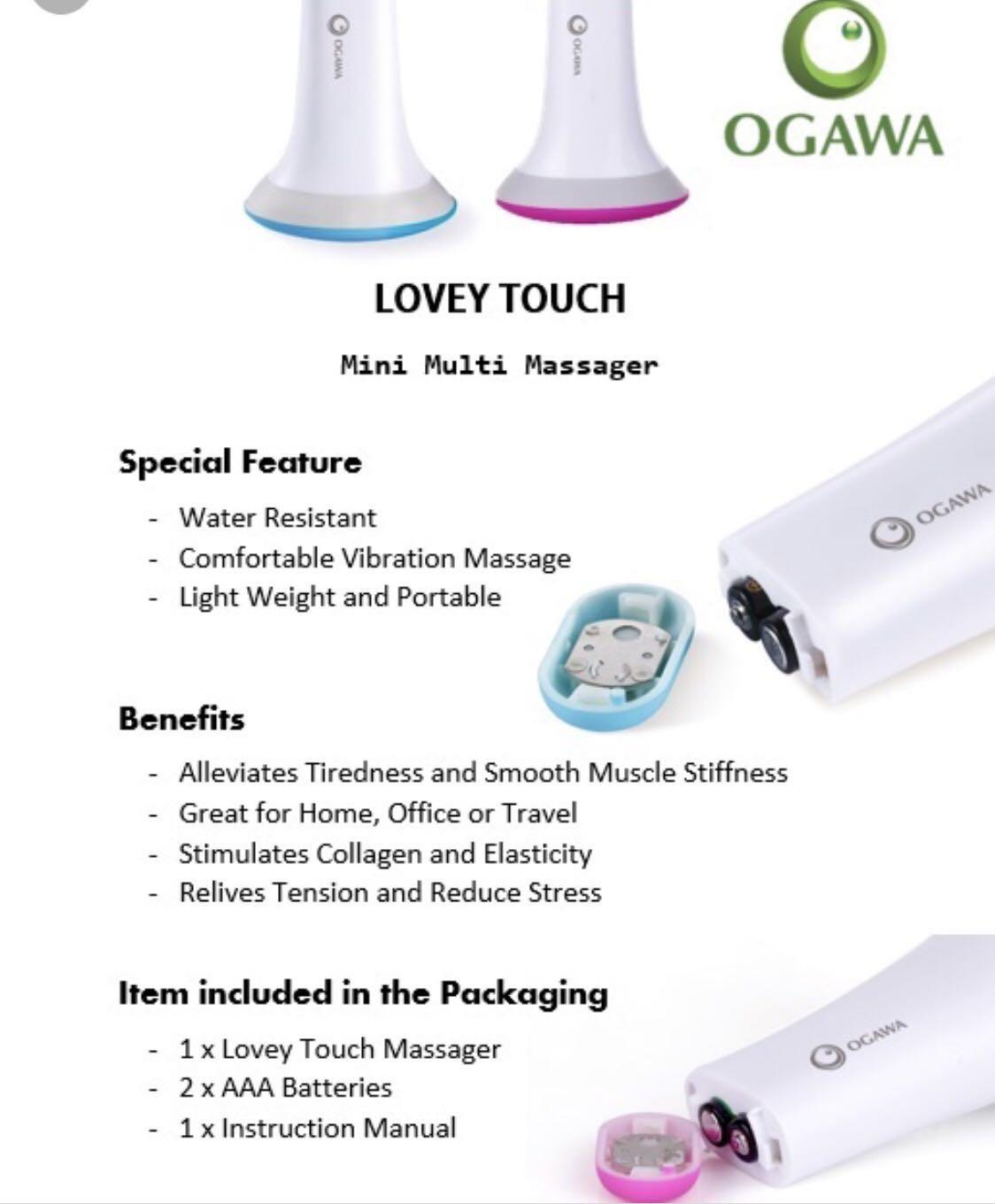 Ogawa lovey touch mini multi massager outlet
