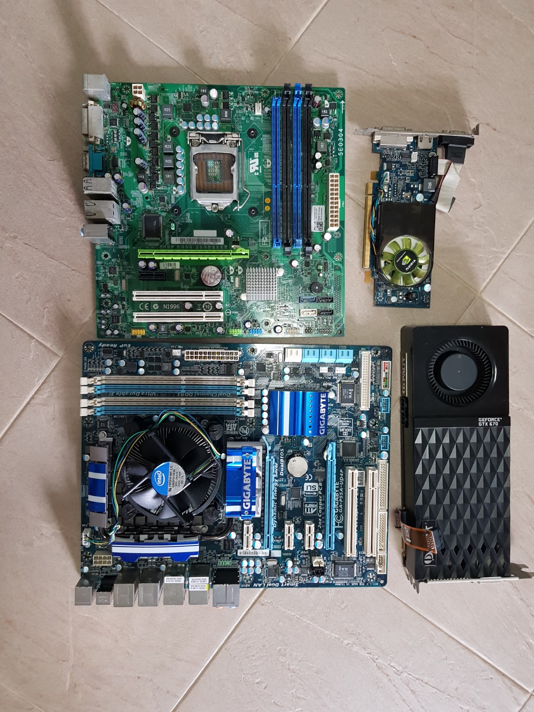 Old motherboards and graphics cards., Computers & Tech, Parts