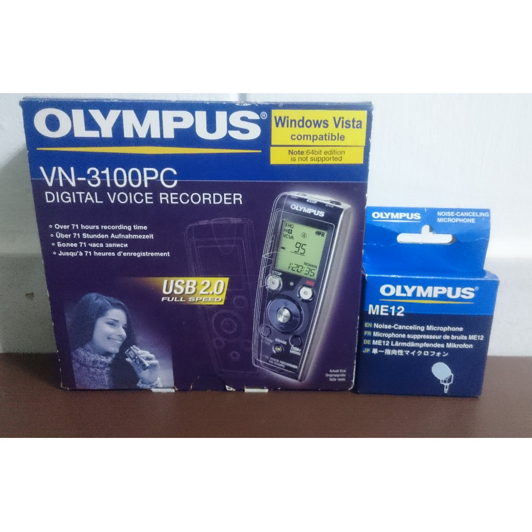 Geloofsbelijdenis bloeden werkzaamheid Olympus Voice Recorder VN-3100PC, Audio, Voice Recorders on Carousell