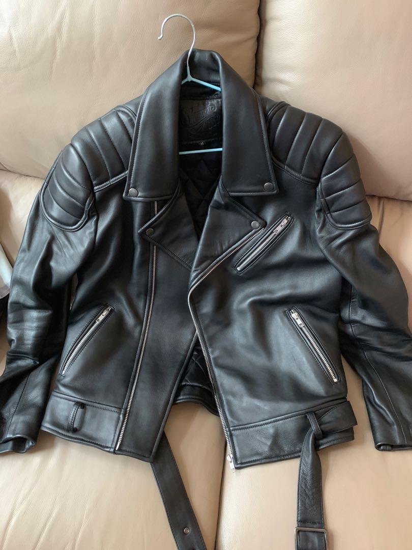 Original 80s Leather Biker Jacket Men S Fashion Tops On Original 80s Leather Biker Jacket Men