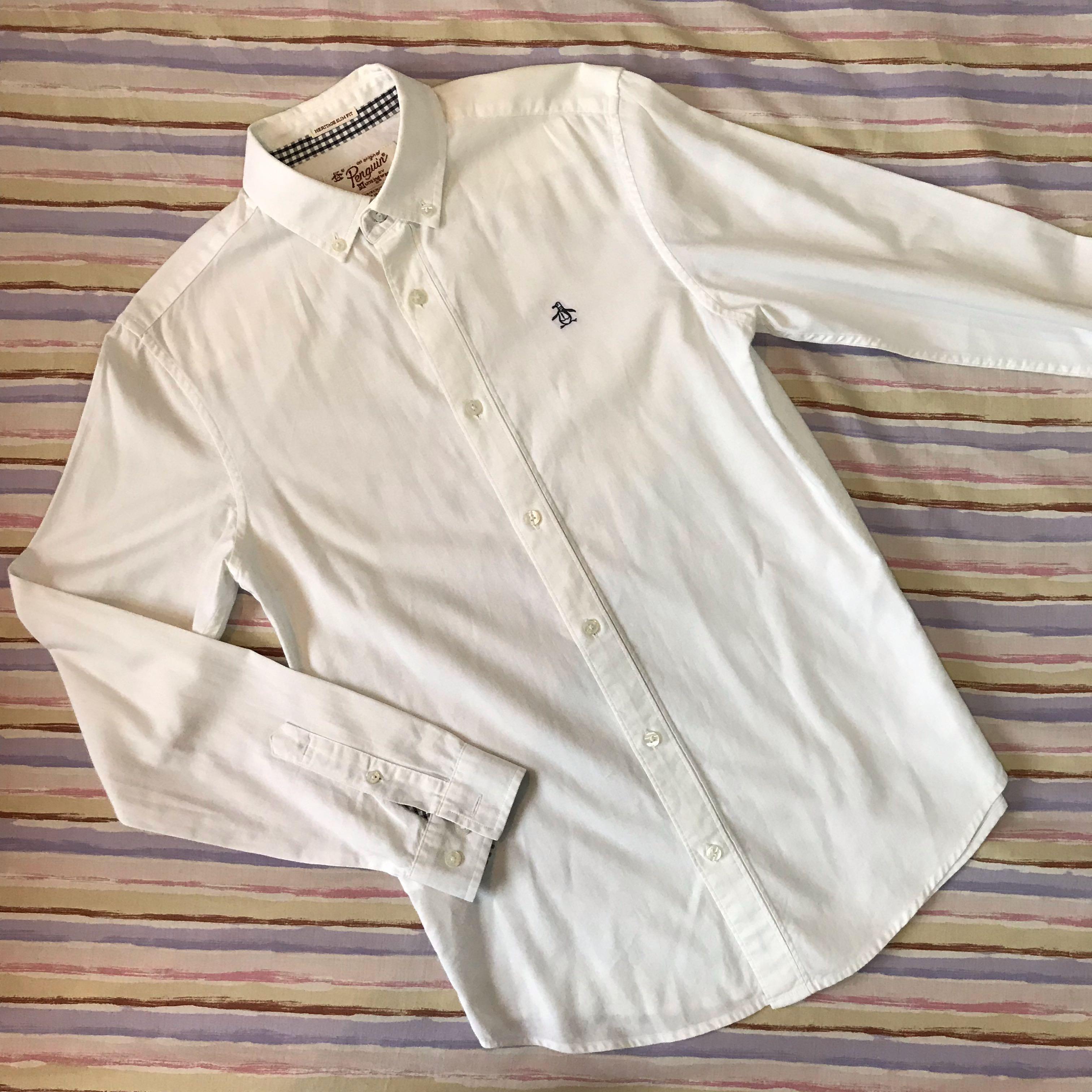 Penguin long sleeve polo clearance