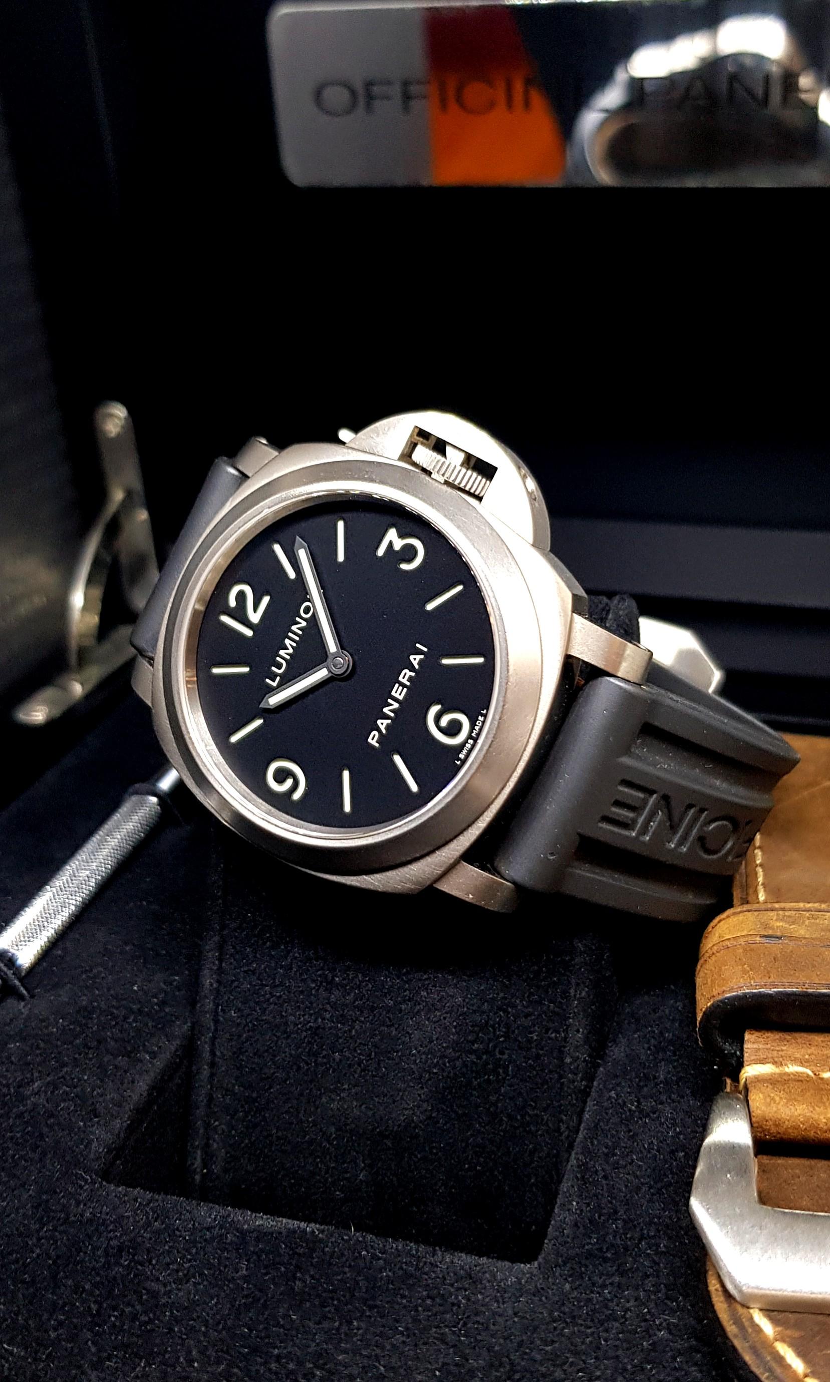 NOT AVAILABLE Panerai Titanium PAM 176 Wristwatch Luxury