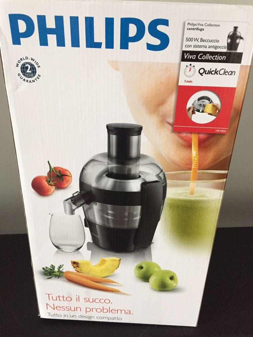 Philips viva juicer, TV & Home Appliances, Kitchen Appliances, Juicers