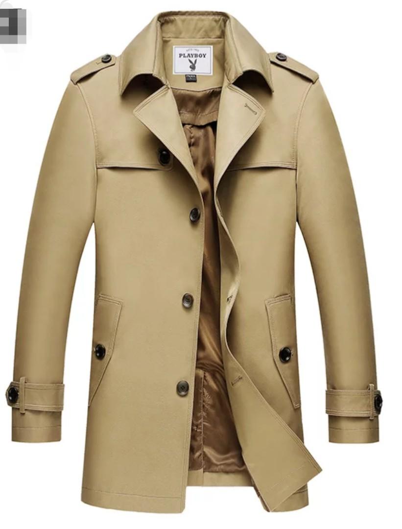 55 Off Playboy Windbreaker Men S Business Casual Coat Men S Fashion Clothes Outerwear On Carousell