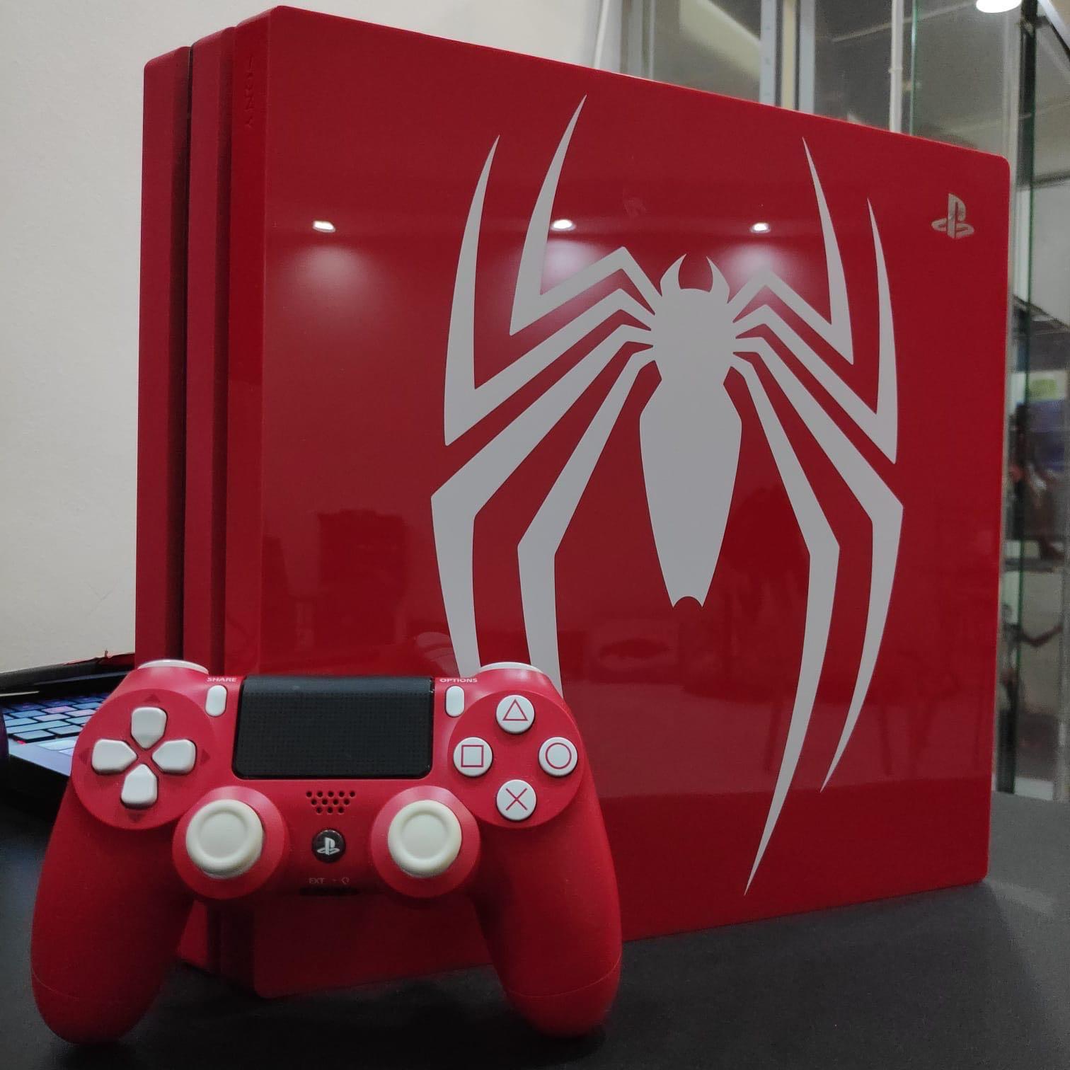 ps4 pro spiderman console