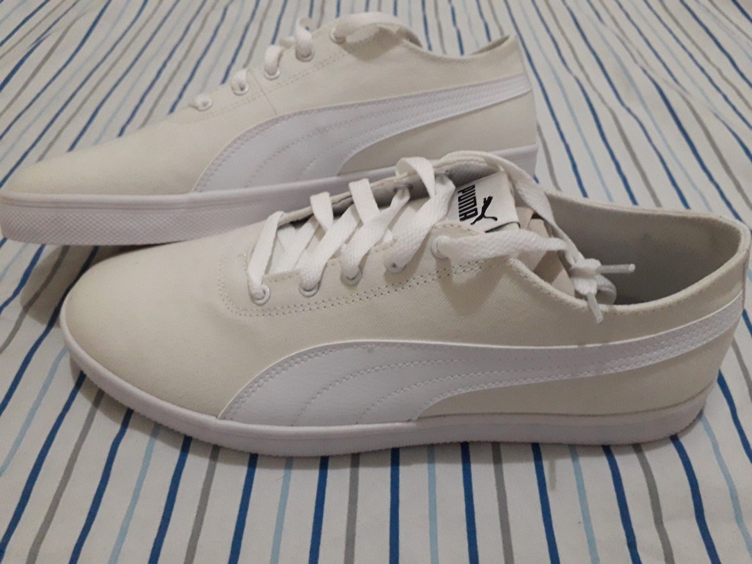 puma urban white sneakers