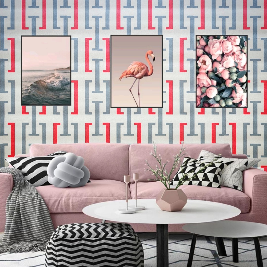 Pvc Wallpaper sticker 10meter water proof, Furniture & Home Living