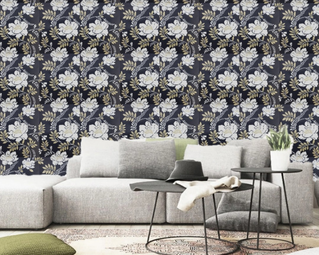 Pvc Wallpaper sticker 10meter water proof, Furniture & Home Living