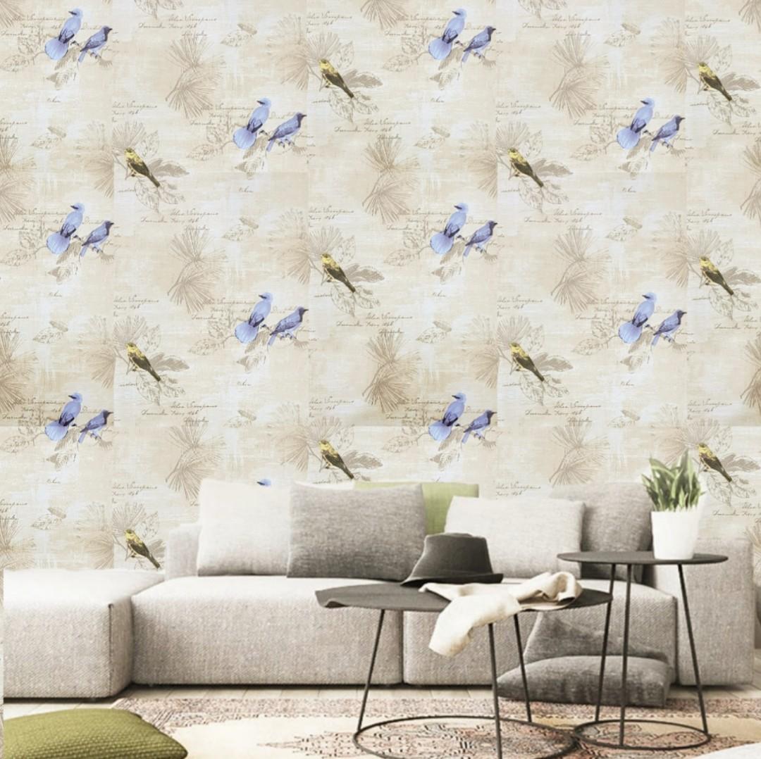 Pvc Wallpaper sticker 10meter water proof, Furniture & Home Living