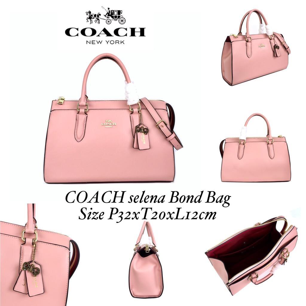 Coach selena bond bag pink on sale