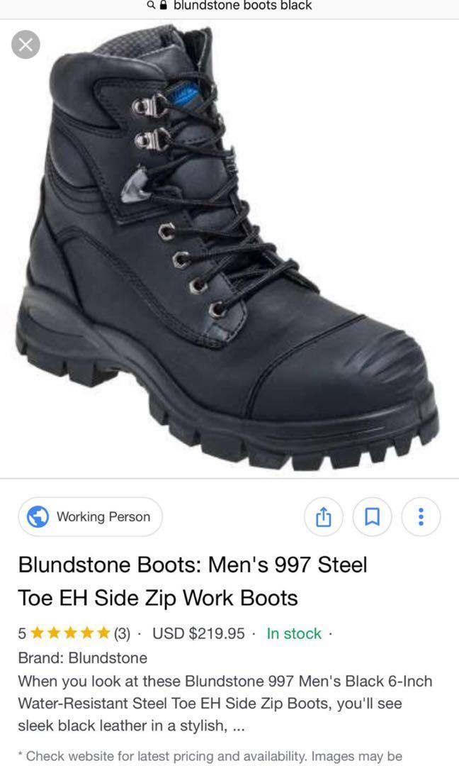 Safety boots 澳洲安全鞋, 男裝, 鞋, 靴- Carousell