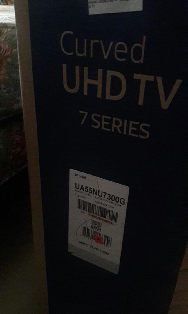 Samsung Curved Uhd Tv 55 Nu7300 7 Series Tv And Home Appliances Tv And Entertainment Tv On 8982