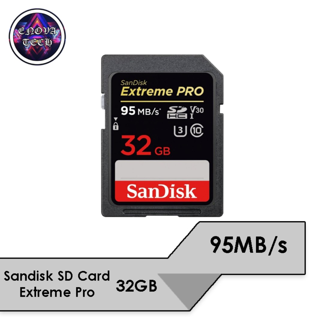 Sandisk Extreme Pro Sd Card 32gb New Price Electronics Computer Parts Accessories On Carousell