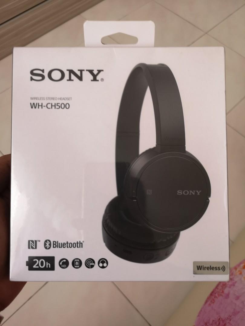 Sony WHCH500 Stereo Wireless Headphones, Audio, Headphones & Headsets