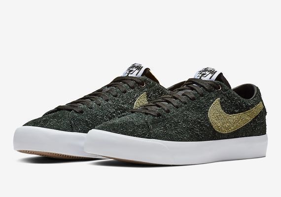 stussy nike blazer low