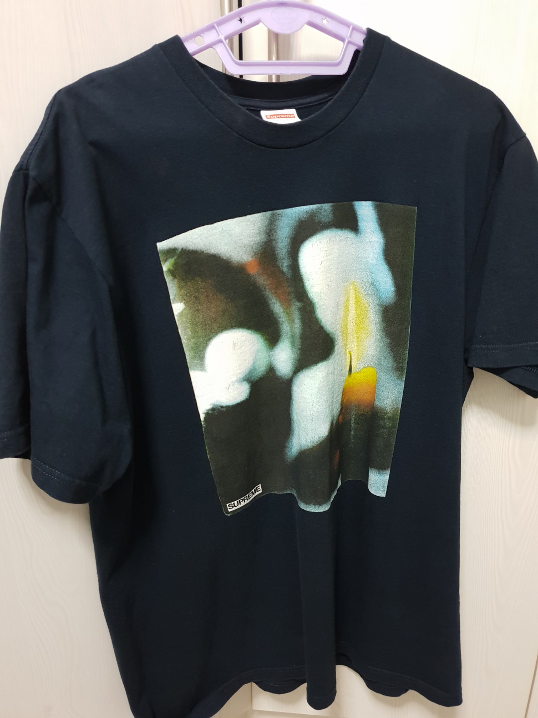 Supreme candle tee Men s Fashion Tops Sets Tshirts Polo Shirts on Carousell