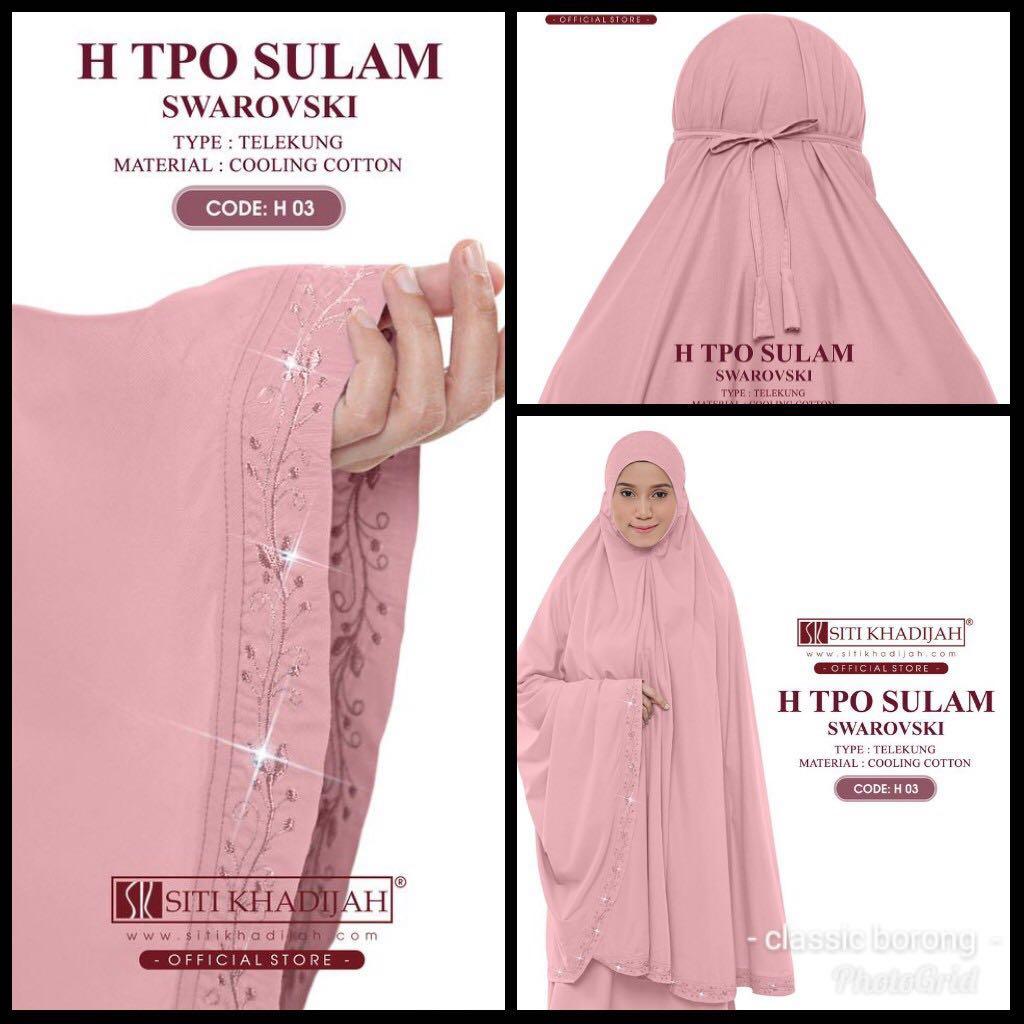 Telekung Sk Swarovski Women S Fashion Muslimah Fashion On Carousell
