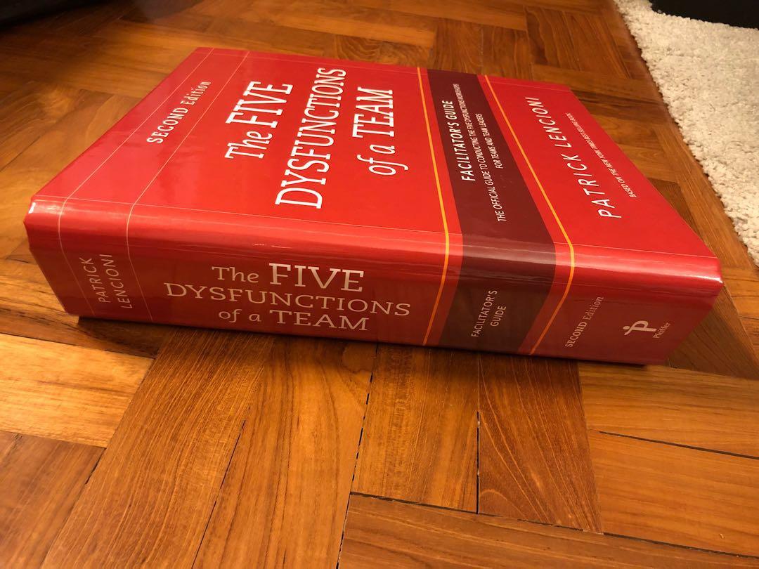 The Five Dysfunctions Of A Team Facilitator S Guide Set New