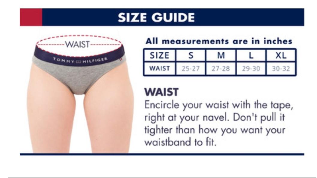 tommy hilfiger swimwear size guide